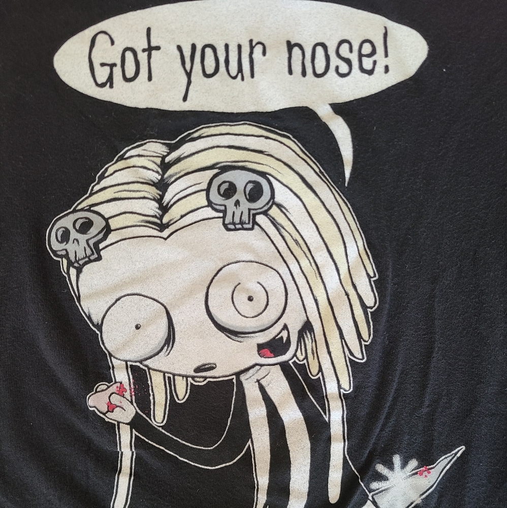 Lenore Roman Dirge Baby Doll Tee L